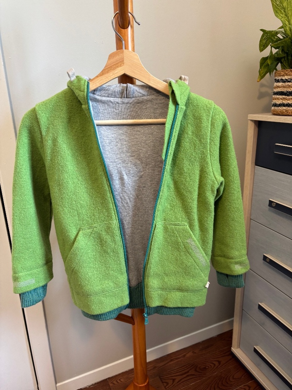 Disana, Organic Merino Boiled Wool Jacket, 6-8 years (122 - 128)